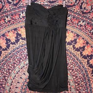 Women’s Black Strapless Mini Dress